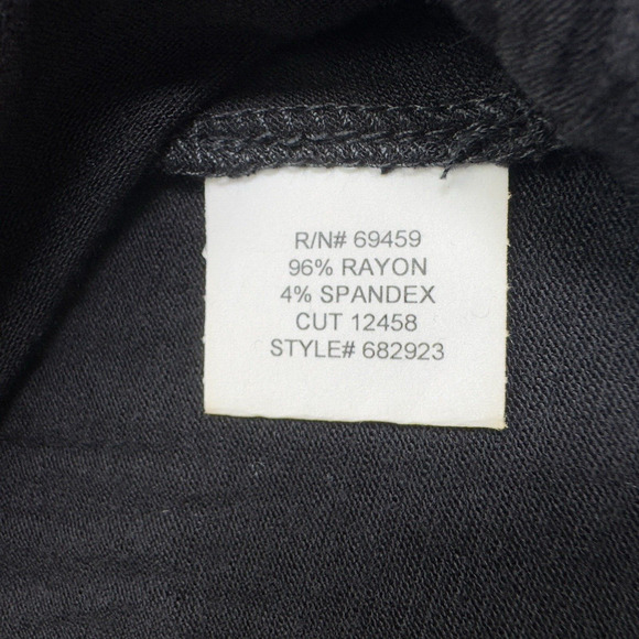 Portocruz Short Sleeve Lace Up Top Women's Size Small Black - Picture 6 of 9